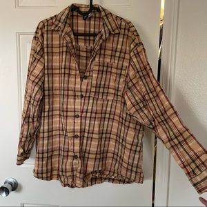 H&M womens plaid shirt